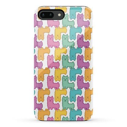 Pastel Llama Pattern Phone Case