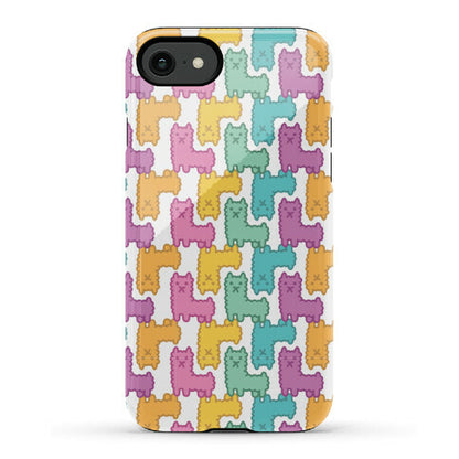 Pastel Llama Pattern Phone Case