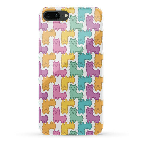 Pastel Llama Pattern Phone Case