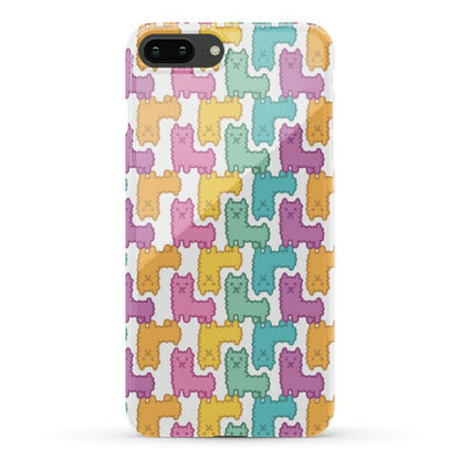 Pastel Llama Pattern Phone Case