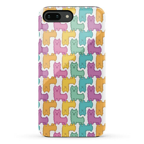 Pastel Llama Pattern Phone Case