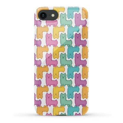 Pastel Llama Pattern Phone Case