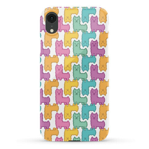 Pastel Llama Pattern Phone Case