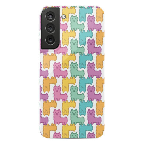 Pastel Llama Pattern Phone Case
