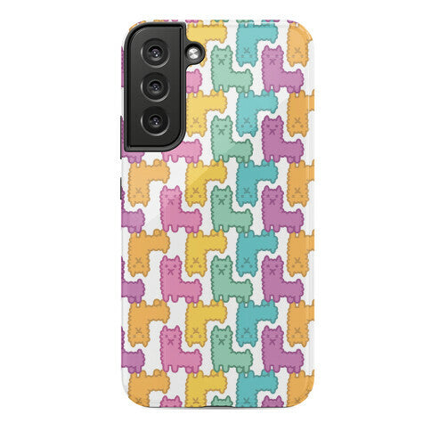 Pastel Llama Pattern Phone Case