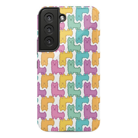 Pastel Llama Pattern Phone Case