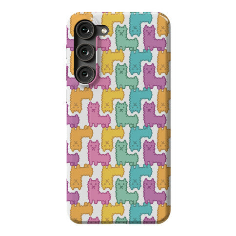Pastel Llama Pattern Phone Case