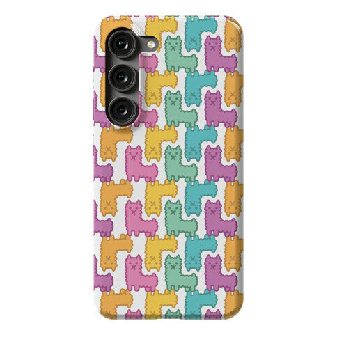 Pastel Llama Pattern Phone Case