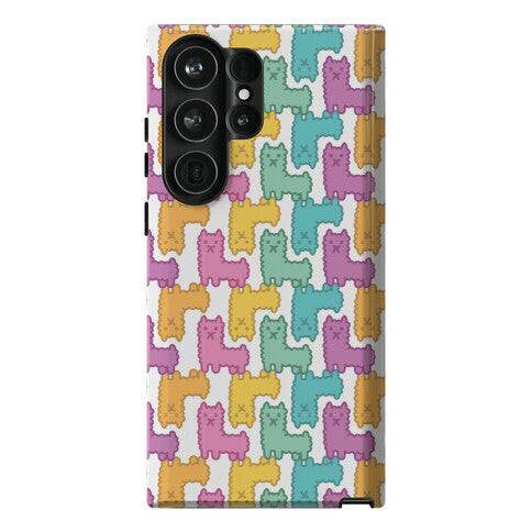 Pastel Llama Pattern Phone Case