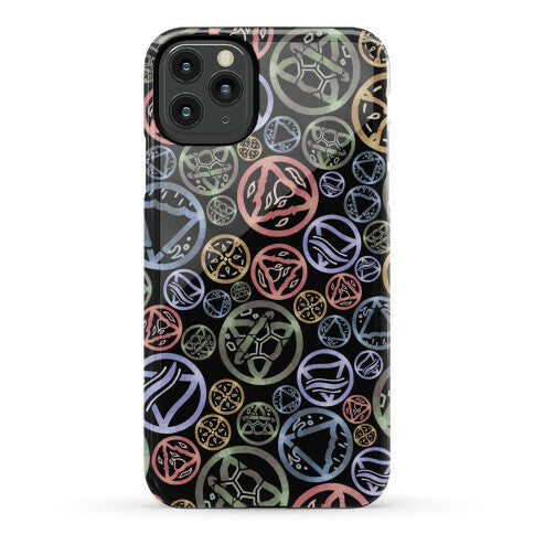 Witch's Elements Dark Pattern Phone Case