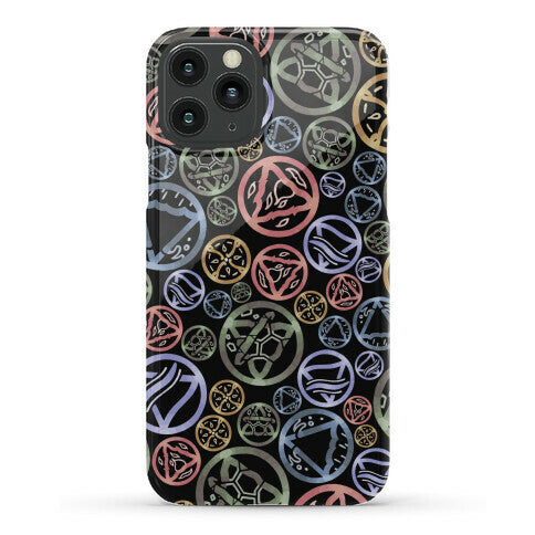 Witch's Elements Dark Pattern Phone Case