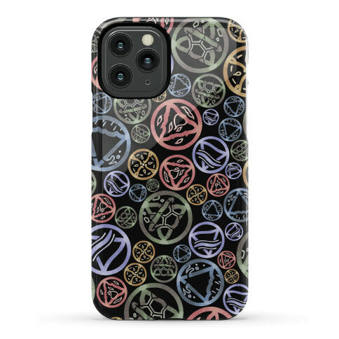 Witch's Elements Dark Pattern Phone Case