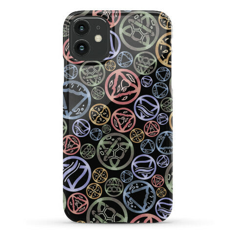 Witch's Elements Dark Pattern Phone Case