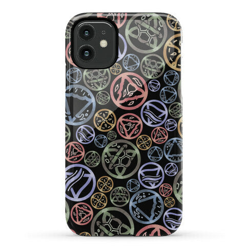 Witch's Elements Dark Pattern Phone Case