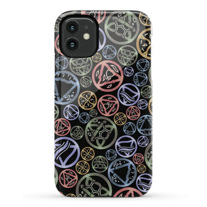 Witch's Elements Dark Pattern Phone Case