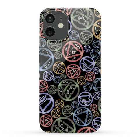 Witch's Elements Dark Pattern Phone Case