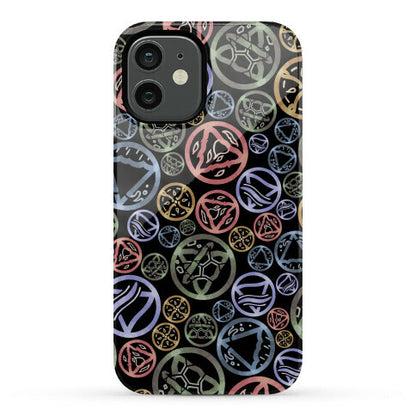 Witch's Elements Dark Pattern Phone Case