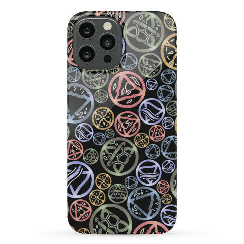 Witch's Elements Dark Pattern Phone Case