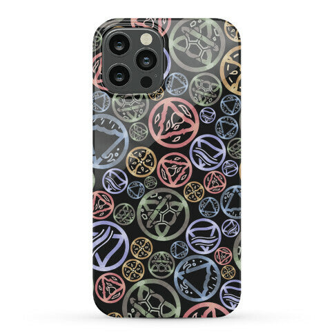 Witch's Elements Dark Pattern Phone Case