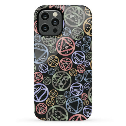 Witch's Elements Dark Pattern Phone Case