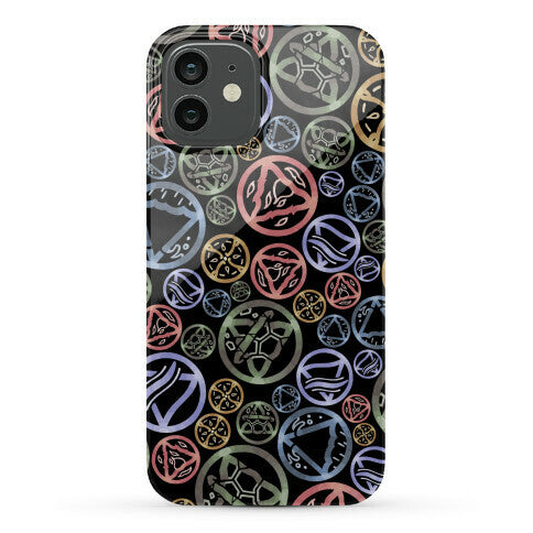 Witch's Elements Dark Pattern Phone Case