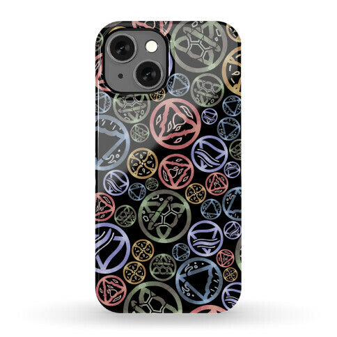 Witch's Elements Dark Pattern Phone Case