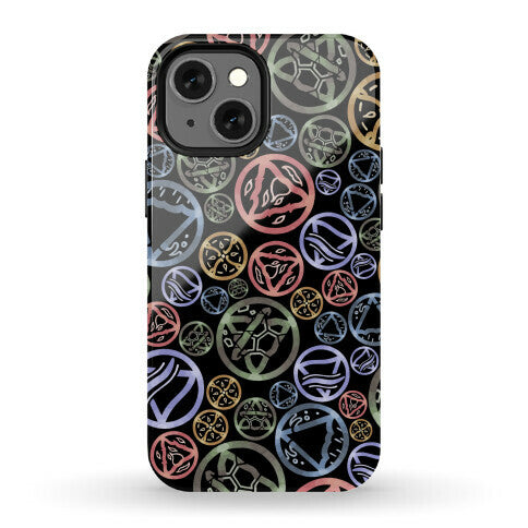 Witch's Elements Dark Pattern Phone Case