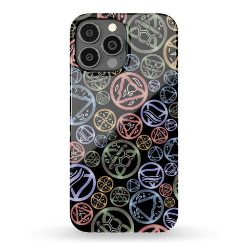 Witch's Elements Dark Pattern Phone Case