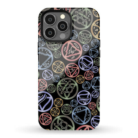 Witch's Elements Dark Pattern Phone Case