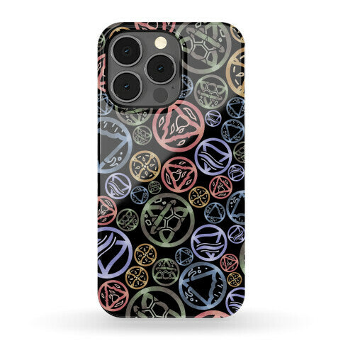 Witch's Elements Dark Pattern Phone Case