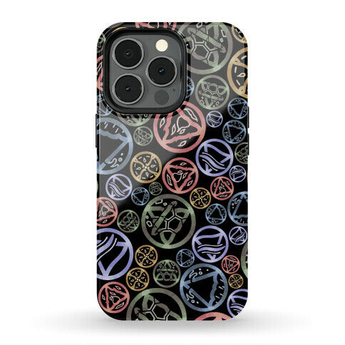 Witch's Elements Dark Pattern Phone Case