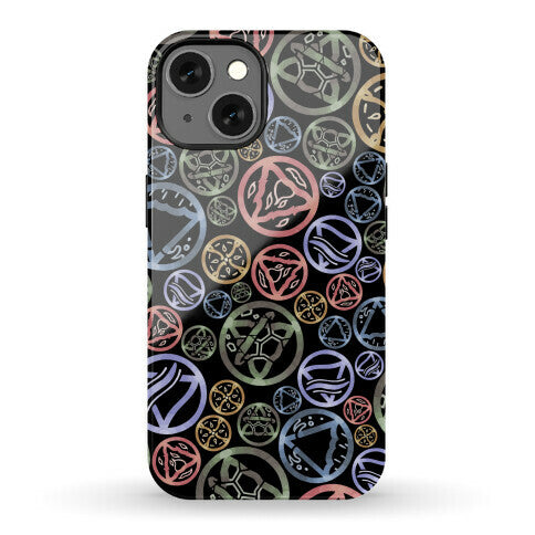 Witch's Elements Dark Pattern Phone Case