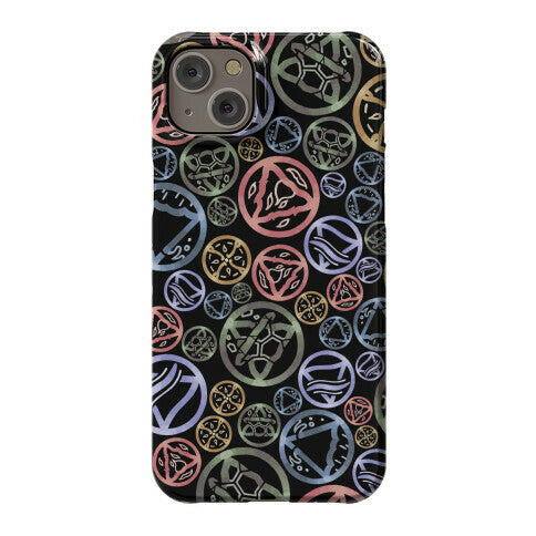 Witch's Elements Dark Pattern Phone Case