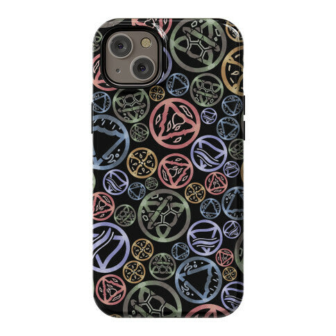 Witch's Elements Dark Pattern Phone Case