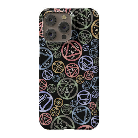 Witch's Elements Dark Pattern Phone Case