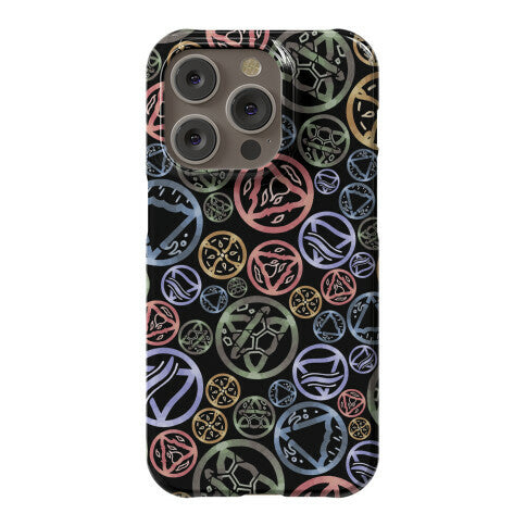 Witch's Elements Dark Pattern Phone Case