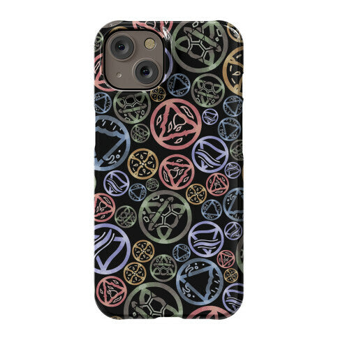 Witch's Elements Dark Pattern Phone Case