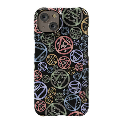 Witch's Elements Dark Pattern Phone Case