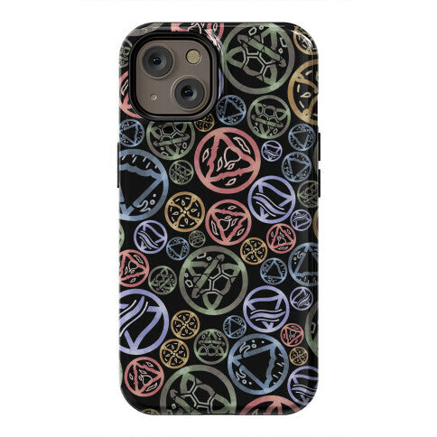 Witch's Elements Dark Pattern Phone Case