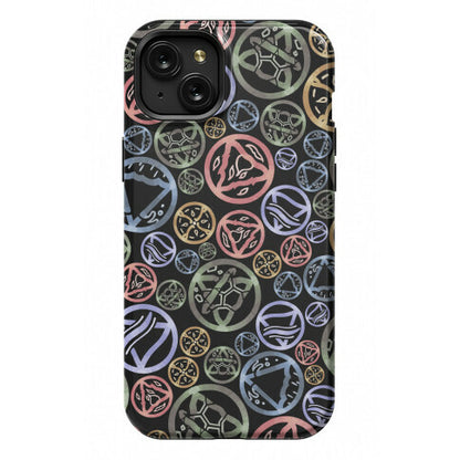 Witch's Elements Dark Pattern Phone Case