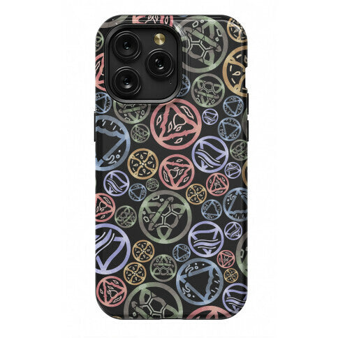 Witch's Elements Dark Pattern Phone Case