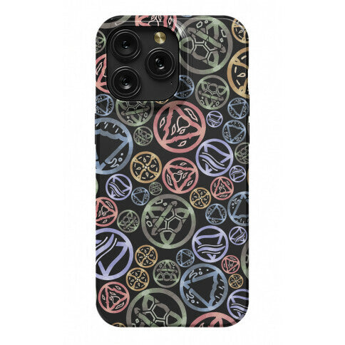 Witch's Elements Dark Pattern Phone Case