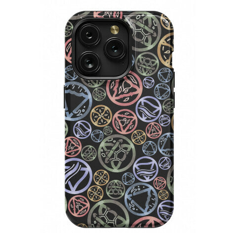 Witch's Elements Dark Pattern Phone Case