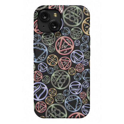 Witch's Elements Dark Pattern Phone Case