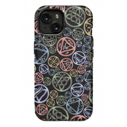 Witch's Elements Dark Pattern Phone Case