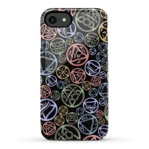 Witch's Elements Dark Pattern Phone Case