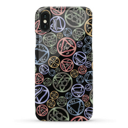 Witch's Elements Dark Pattern Phone Case