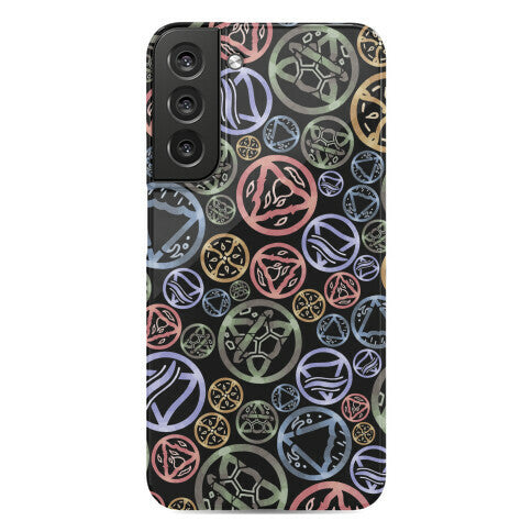 Witch's Elements Dark Pattern Phone Case