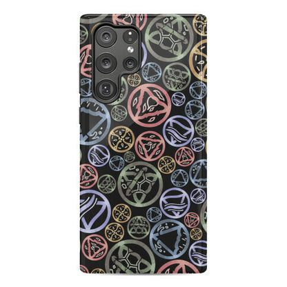 Witch's Elements Dark Pattern Phone Case