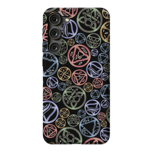 Witch's Elements Dark Pattern Phone Case
